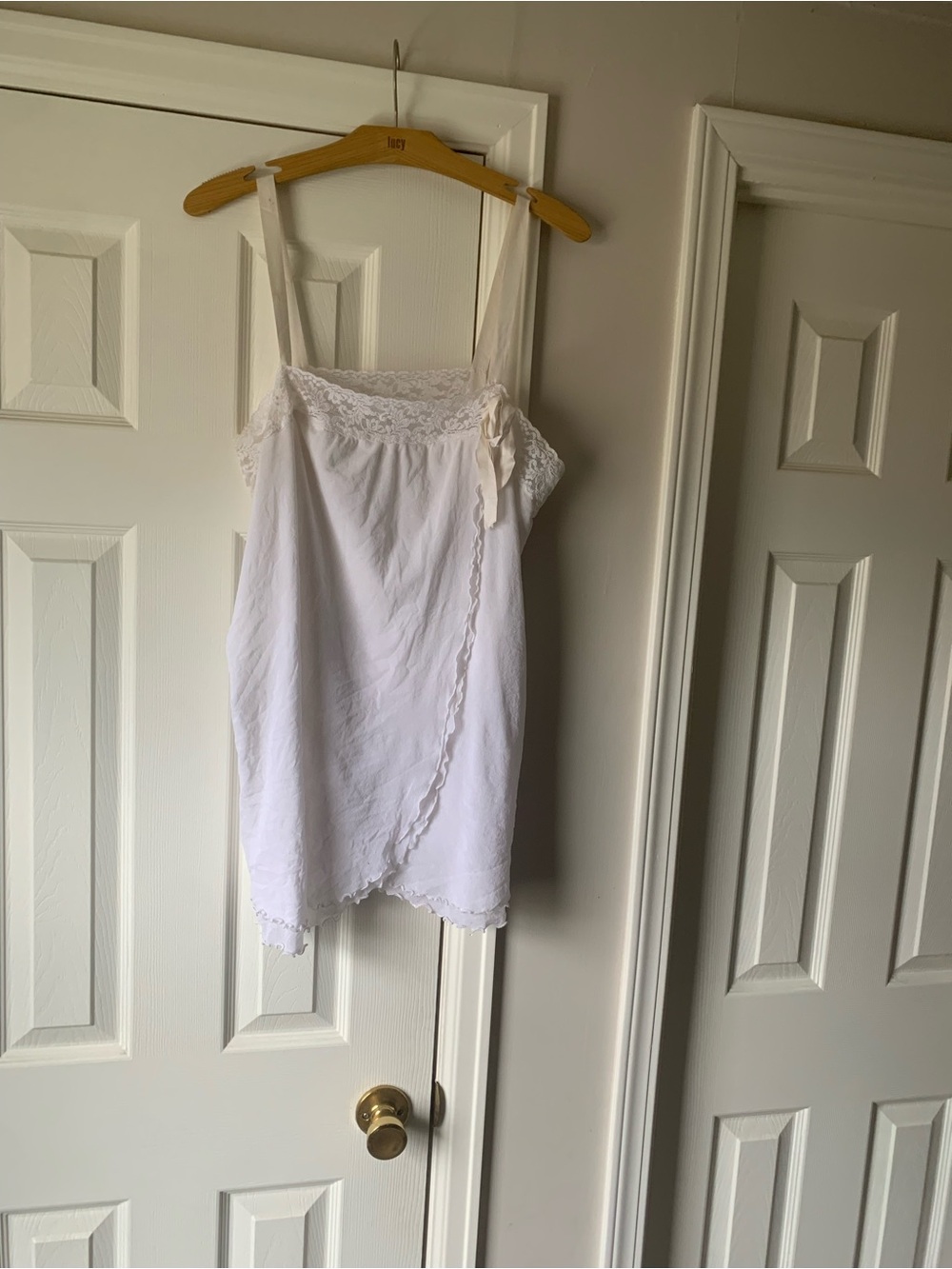 Hanky Panky White Lace Chemise